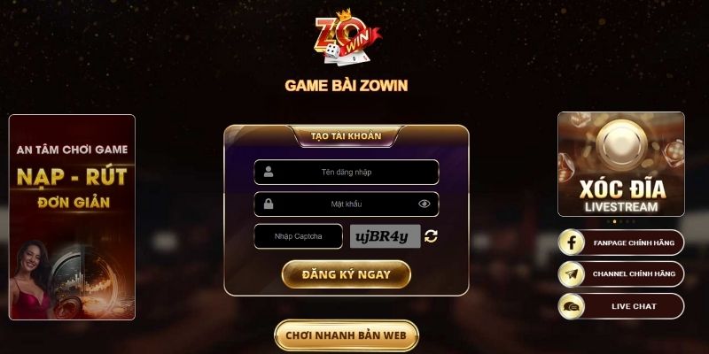 Thông tin về ZOWIN - app game bài đổi thưởng không đối thủ